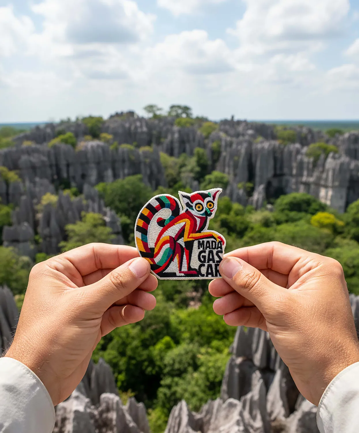 Vagabond Heart Madagascar patch strygemærke 3D