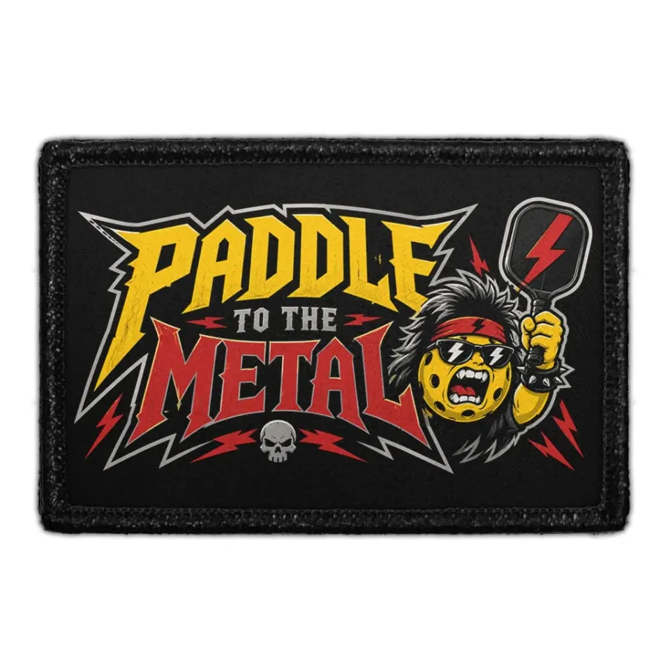 Pull Patch Paddle to the Metal patch 76 mm pickleball