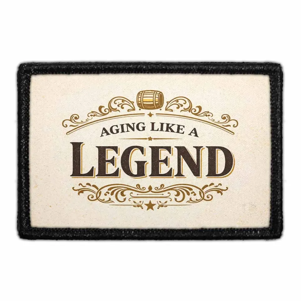 Pull Patch Aging Like A Legend patch 3x2 fødselsdag