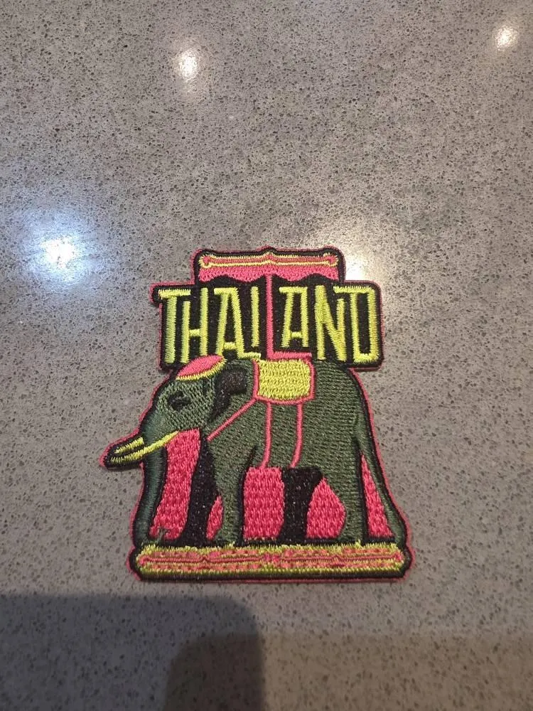 Vagabond Heart Thailand strygemærke 70x64 mm broderet