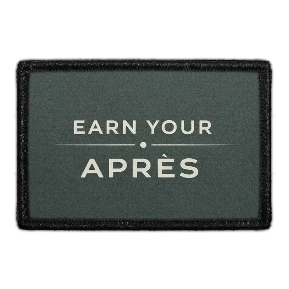 Pull Patch Earn Your Après patch med velcro til skiløb