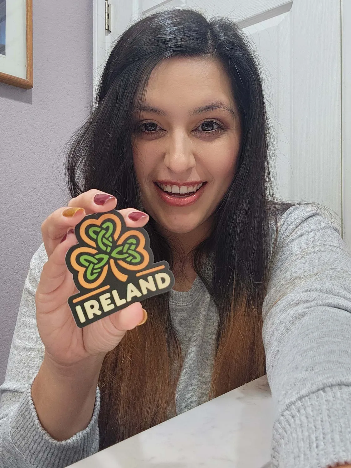 Vagabond Heart Ireland klistermærke kløver