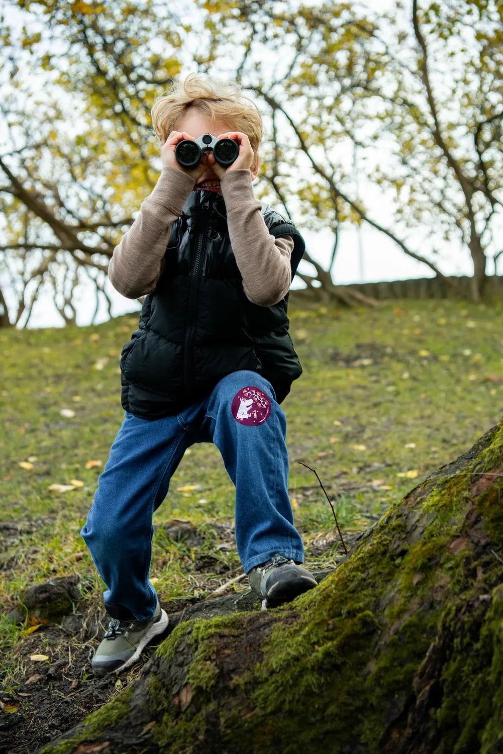 FabPatch Moomin Stargazing tekstillapper 2 stk røde