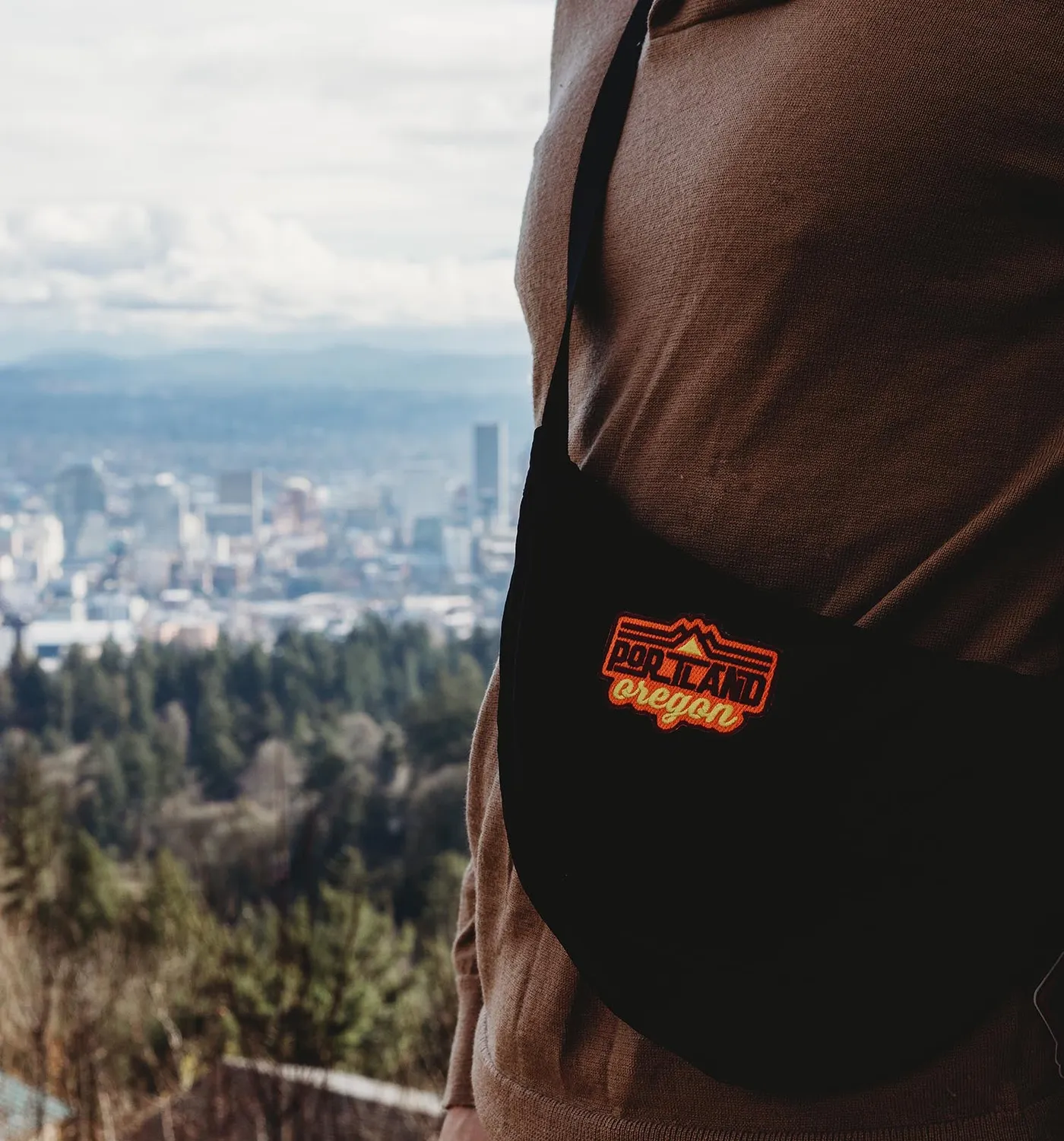 Vagabond Heart Portland Oregon strygemærke PDX broderet