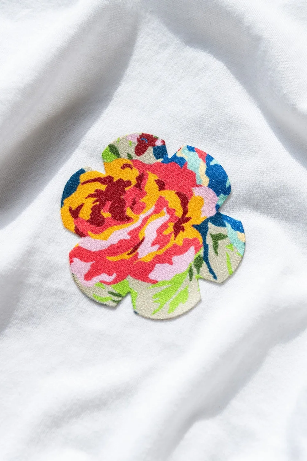 FabPatch MUISTI lapper blomst denim 5 stk