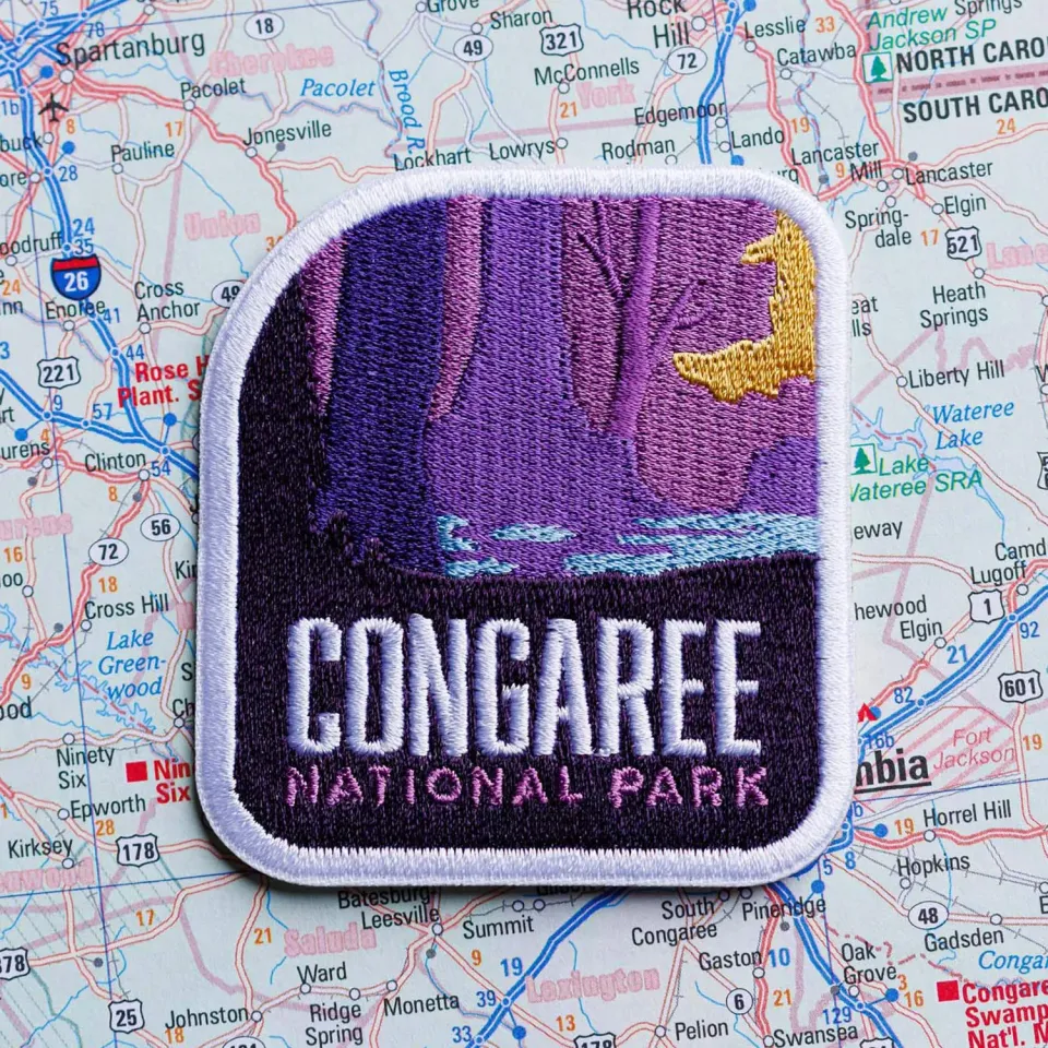 Vagabond Heart Congaree strygemærke 2,75" broderi