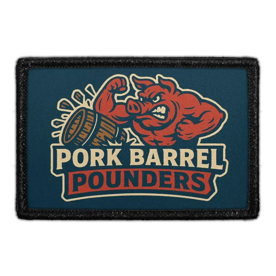 Pull Patch Pork Barrel Pounders Washington DC patch