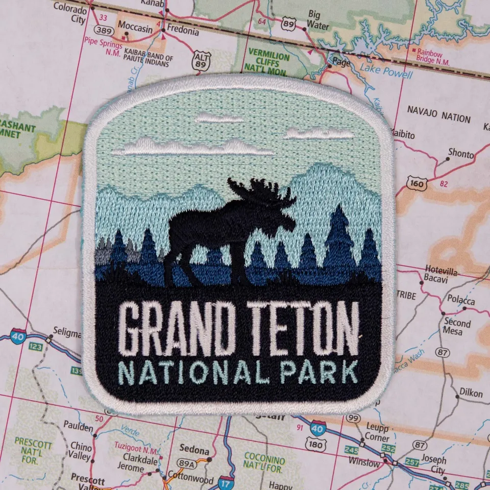 Vagabond Heart Grand Teton strygemærke 70x64 mm