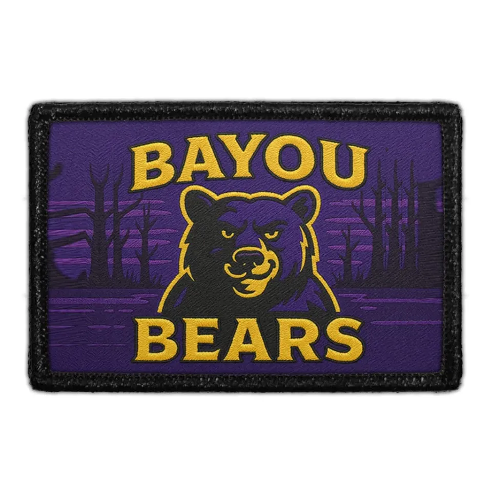Pull Patch Bayou Bears patch med velcro 76x51 mm