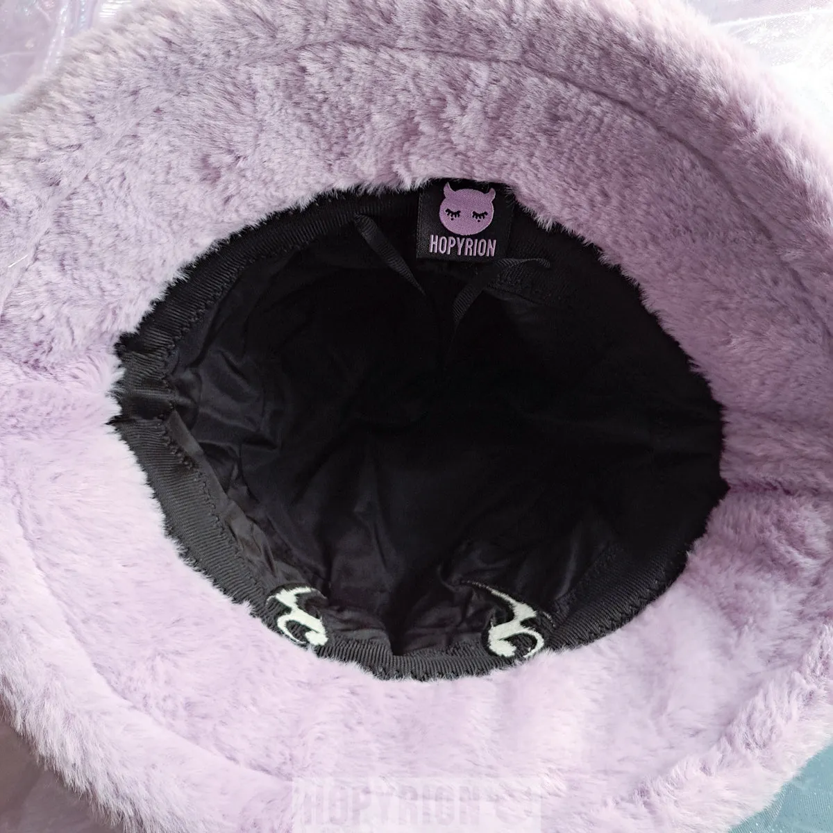 Hopyrion Devil Bucket bøllehat 58-60 cm broderi