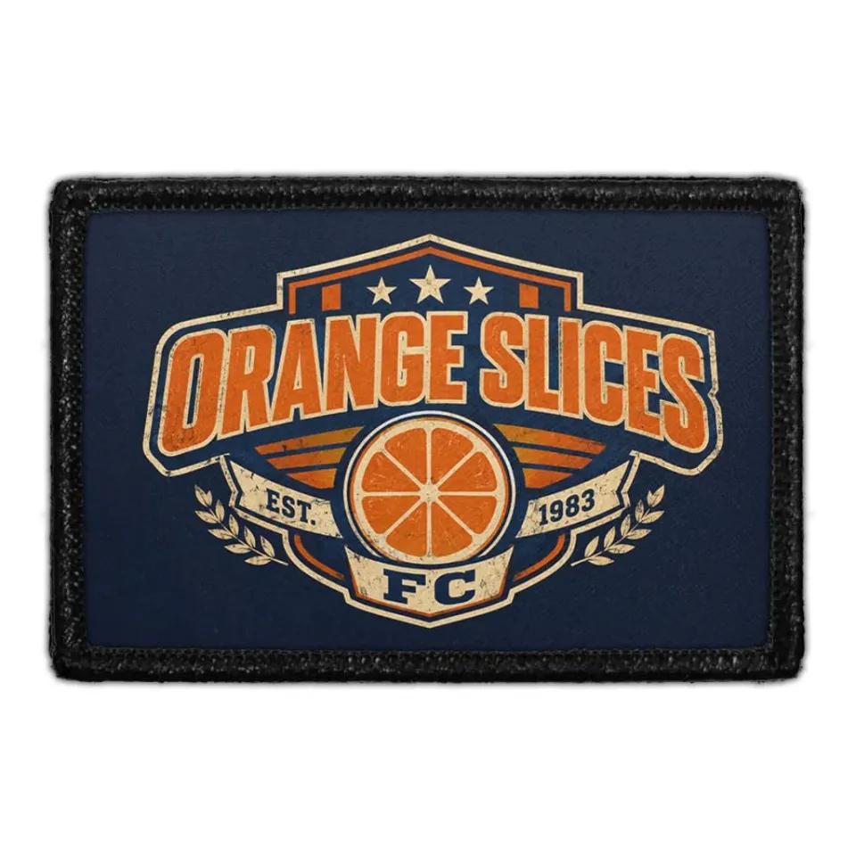 Pull Patch Orange Slices FC patch med velcro fodbold