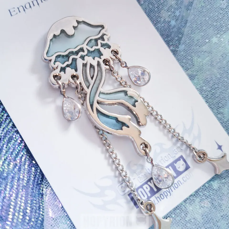 Hopyrion Melty Jelly enamel pin 5 cm blå
