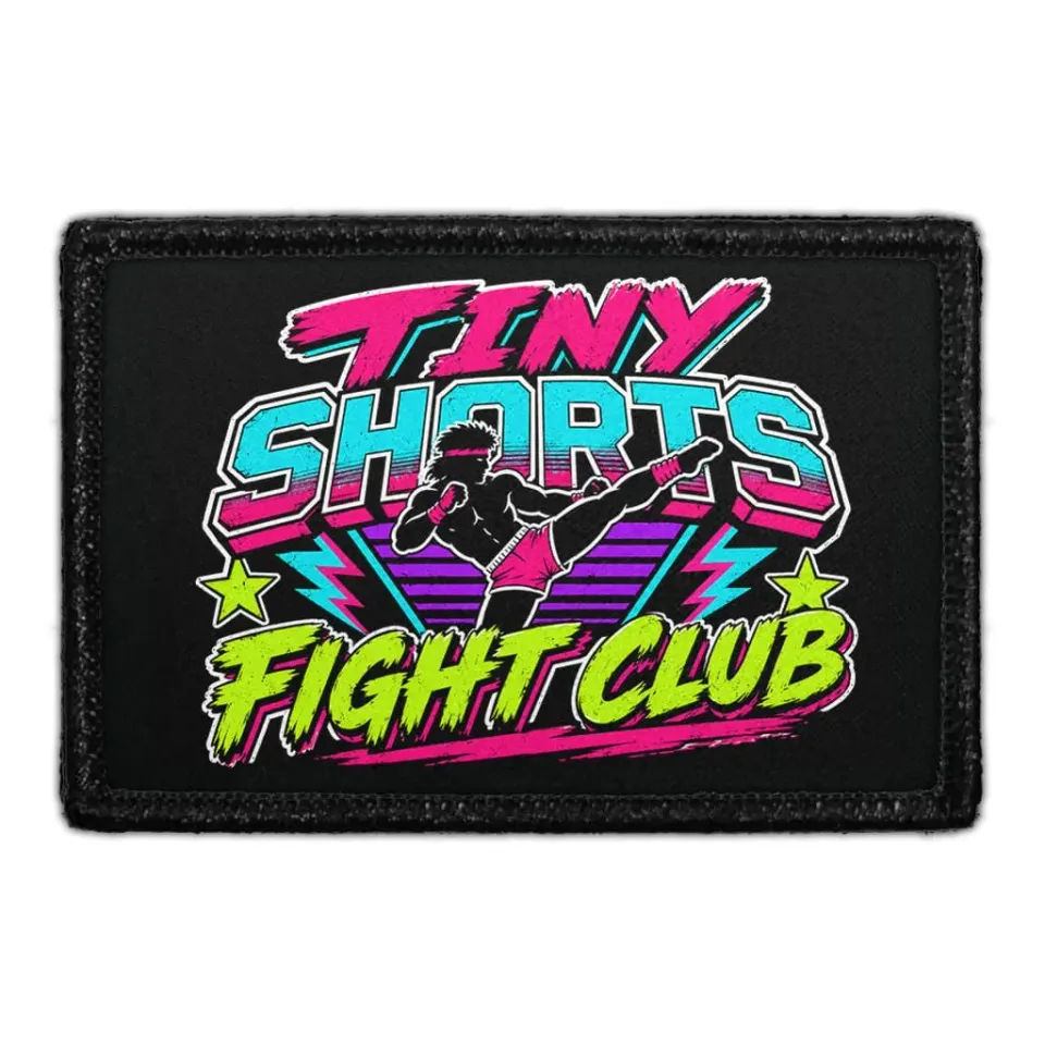 Pull Patch Tiny Shorts Fight Club patch 3x2 kampsport