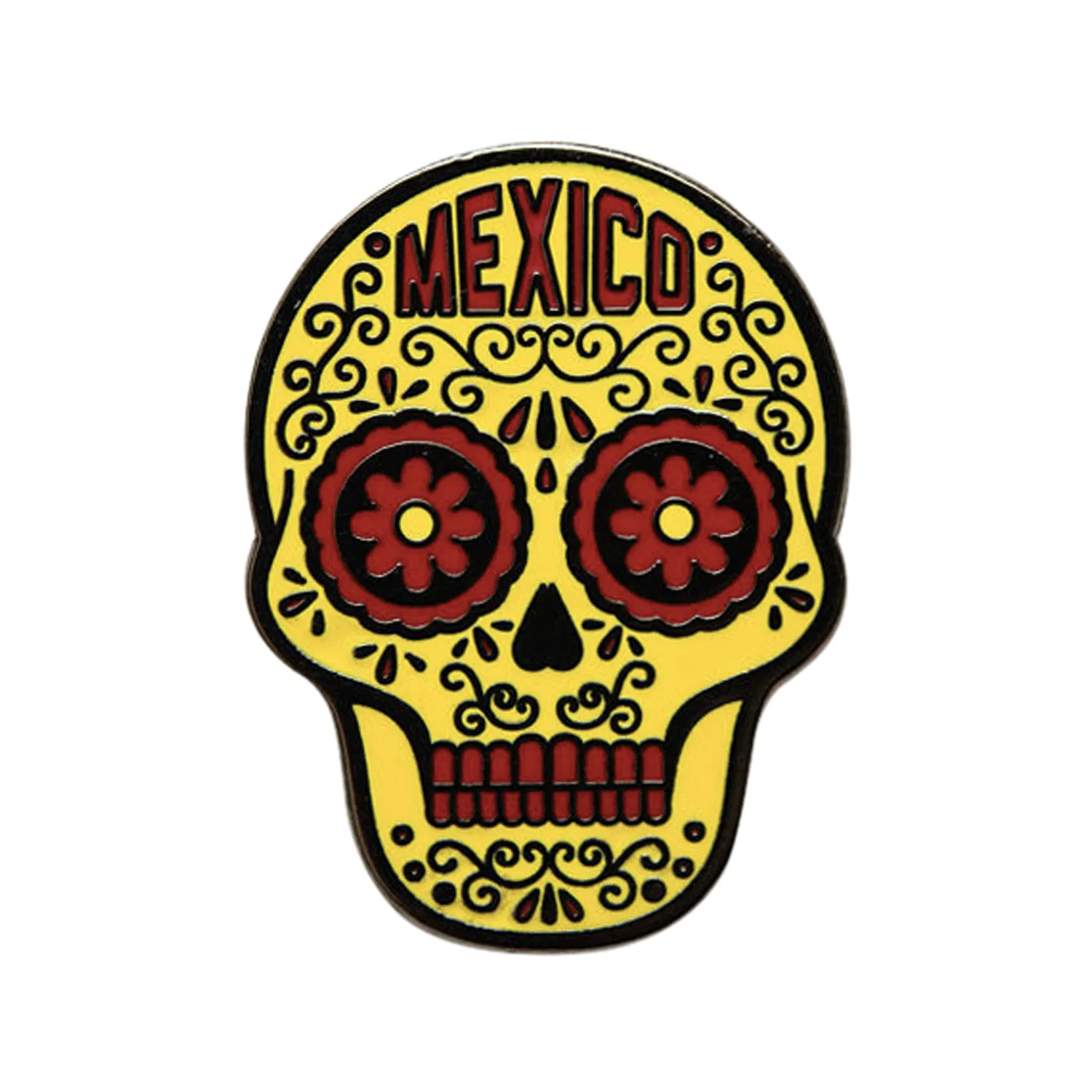 Vagabond Heart Mexico pin emaljenål sugar skull