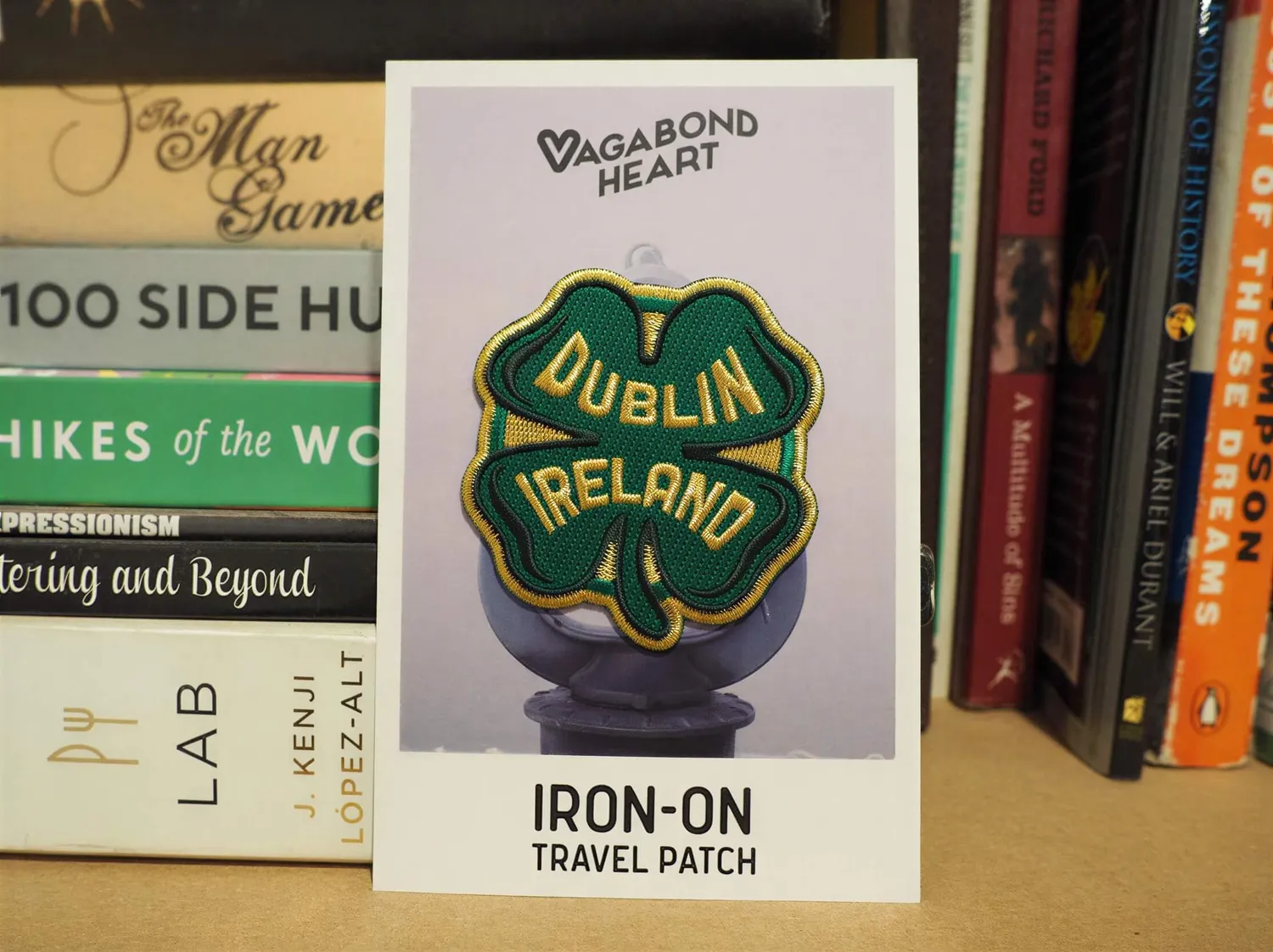 Vagabond Heart Dublin Ireland patch souvenir