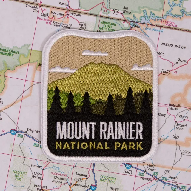 Vagabond Heart Mount Rainier strygemærke 70 mm