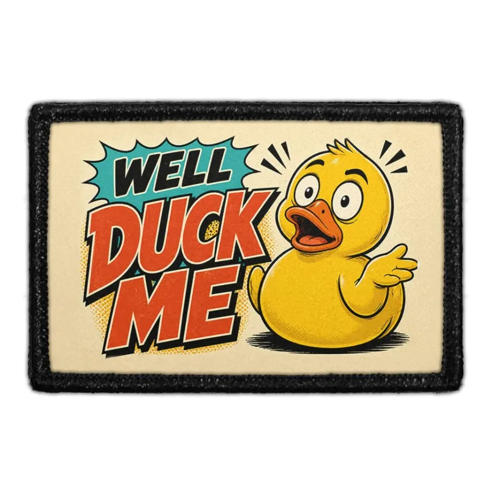 Pull Patch Well Duck Me patch med velcro and