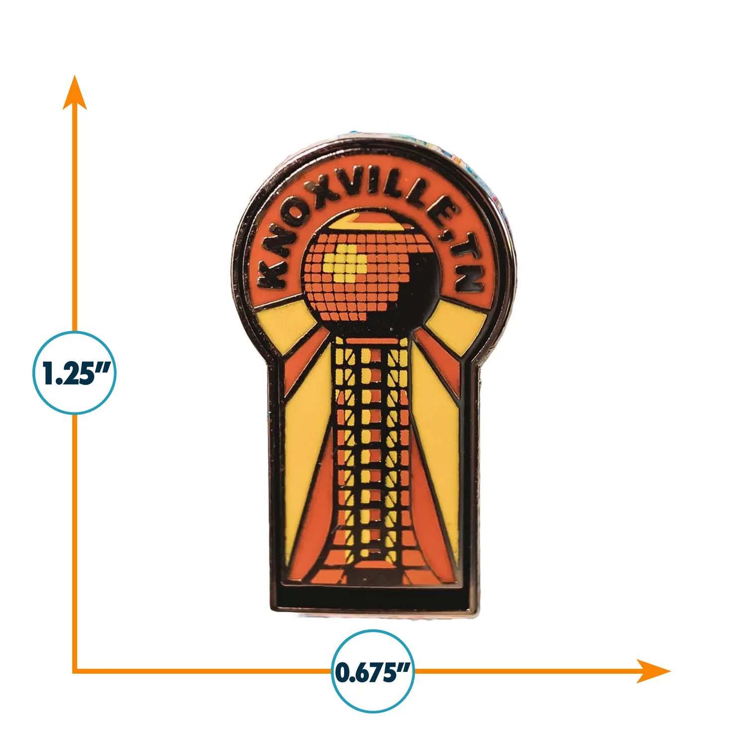 Vagabond Heart Knoxville emaljepin hard enamel Sunsphere