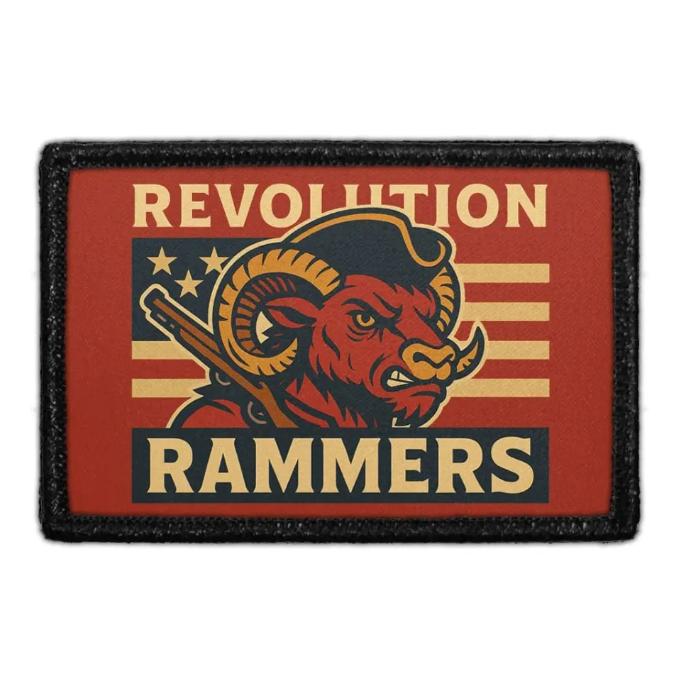 Pull Patch Revolution Rammers patch 3x2 velcro