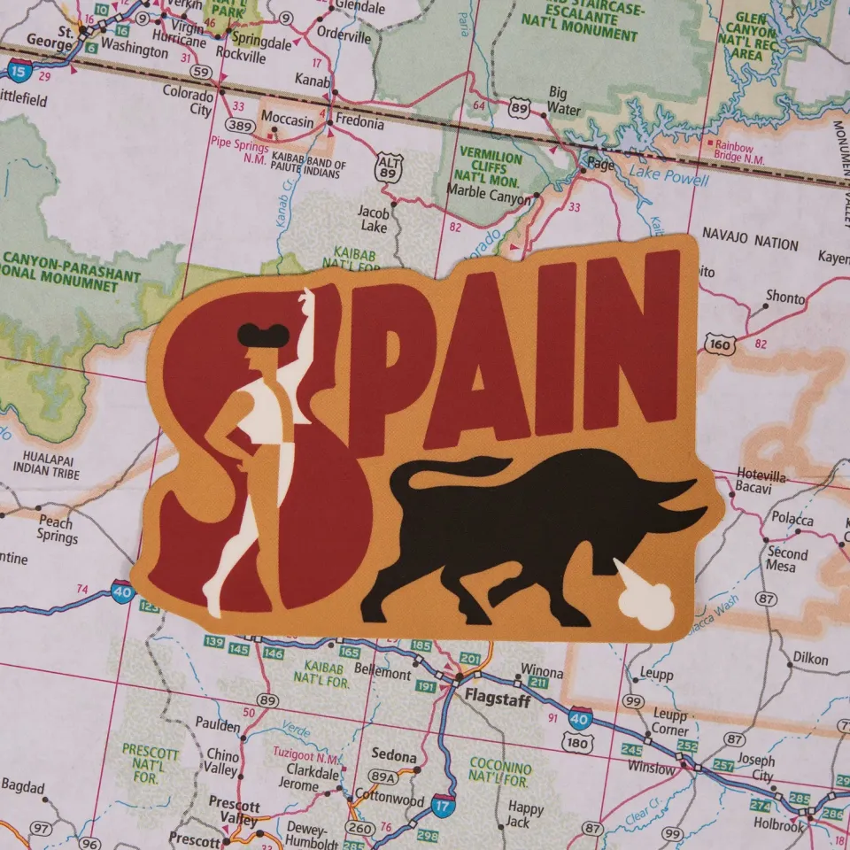 Vagabond Heart Spain sticker klistermærke