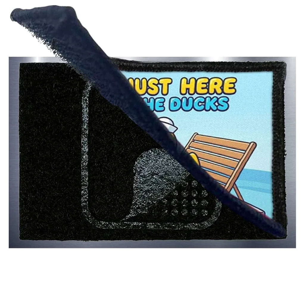 Pull Patch I'm Just Here For The Ducks patch 7,6x5 cm velcro