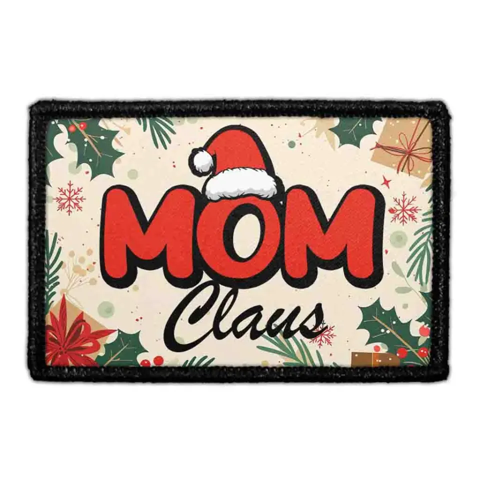 Pull Patch Mom Claus patch med velcro jul