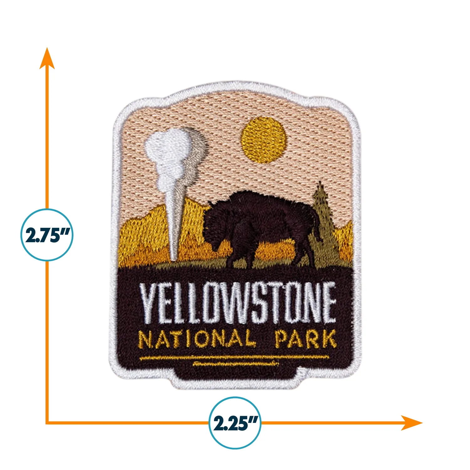 Vagabond Heart Yellowstone patch 7x5,7 cm