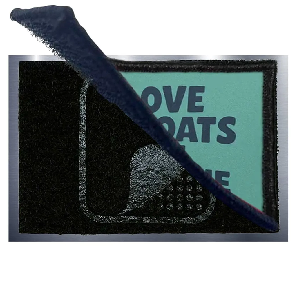 Pull Patch I Love Big Boats patch magnet cruise