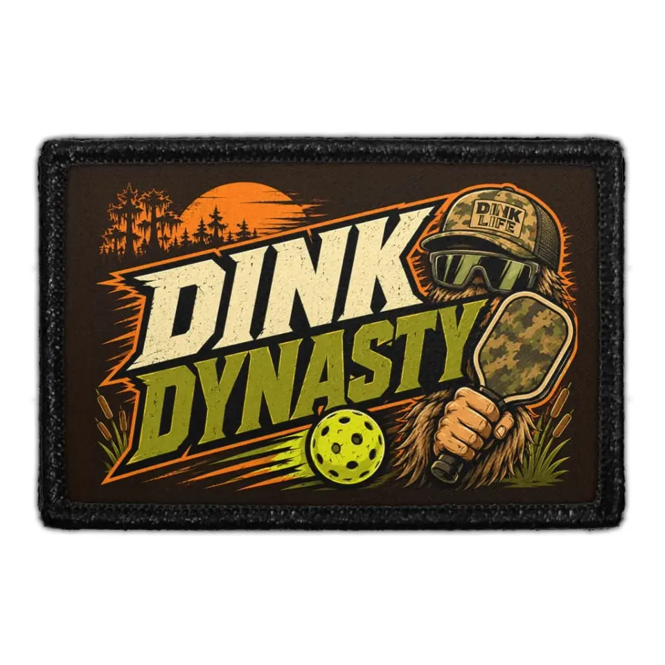 Pull Patch Dink Dynasty pickleball patch 3x2
