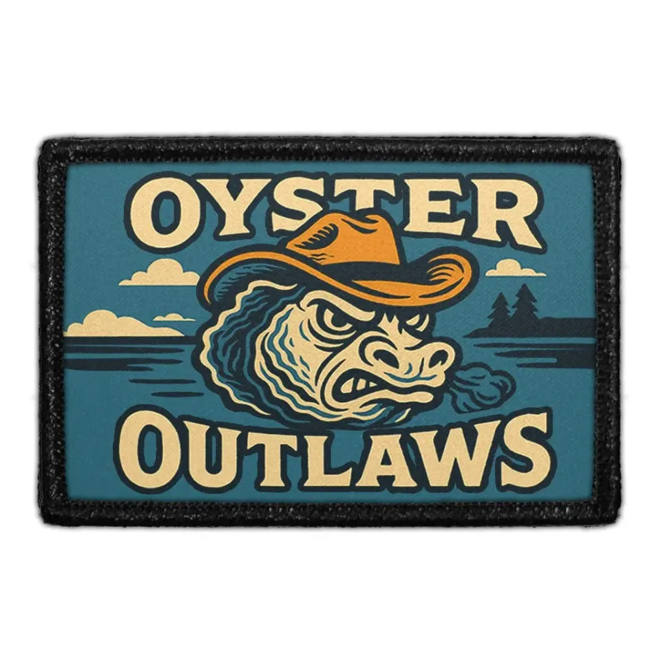 Pull Patch Oyster Outlaws patch med velcro – mad