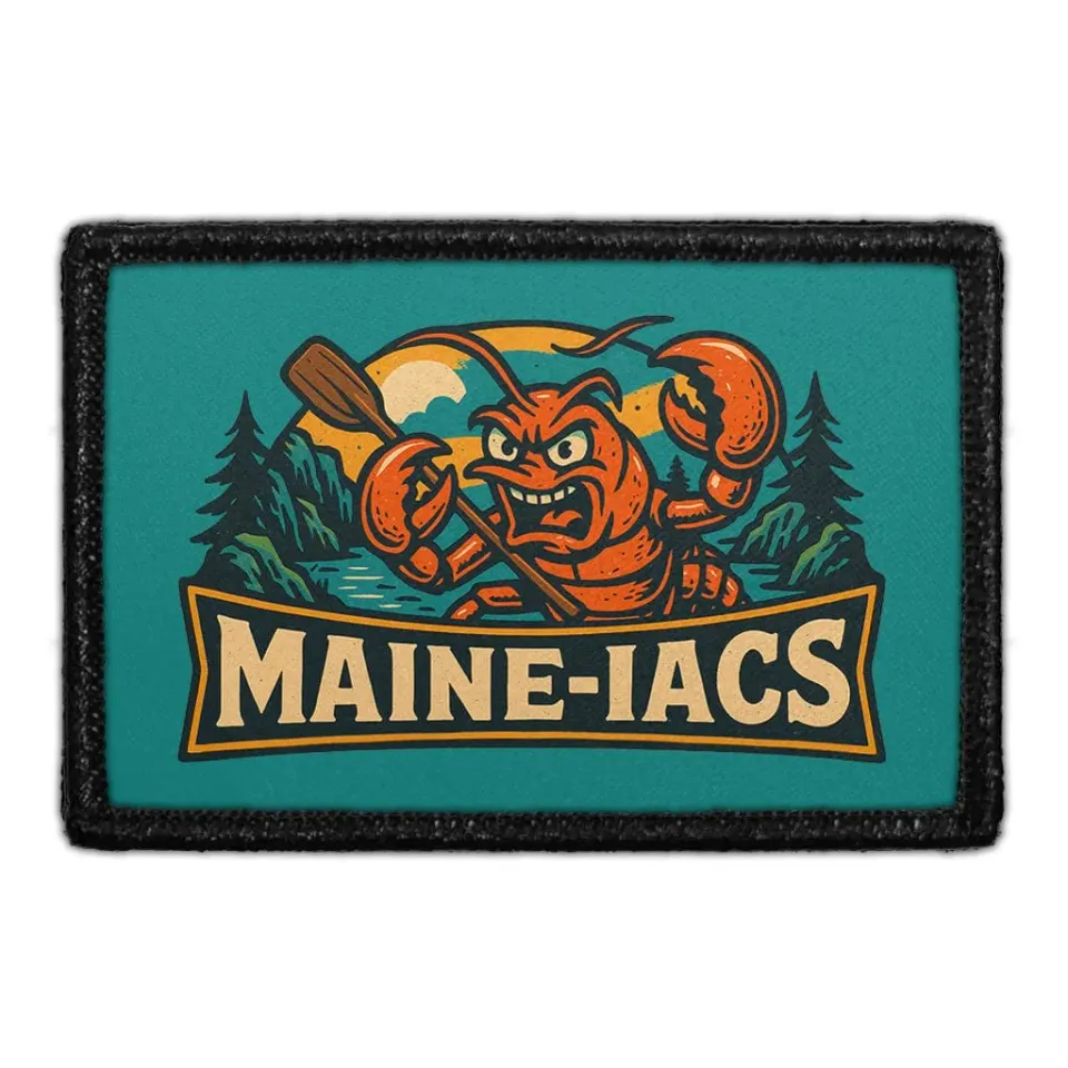 Pull Patch Maine-Iacs patch med velcro 76x51 mm