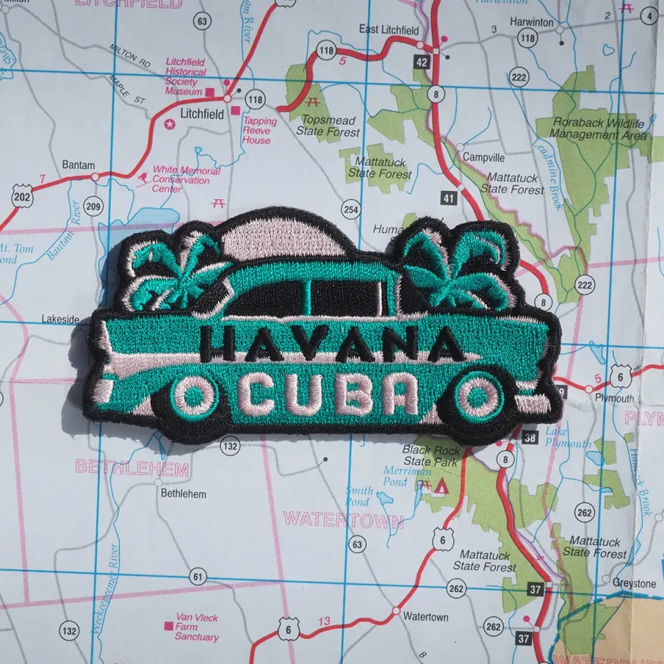 Vagabond Heart Havana Cuba patch strygemærke taxi