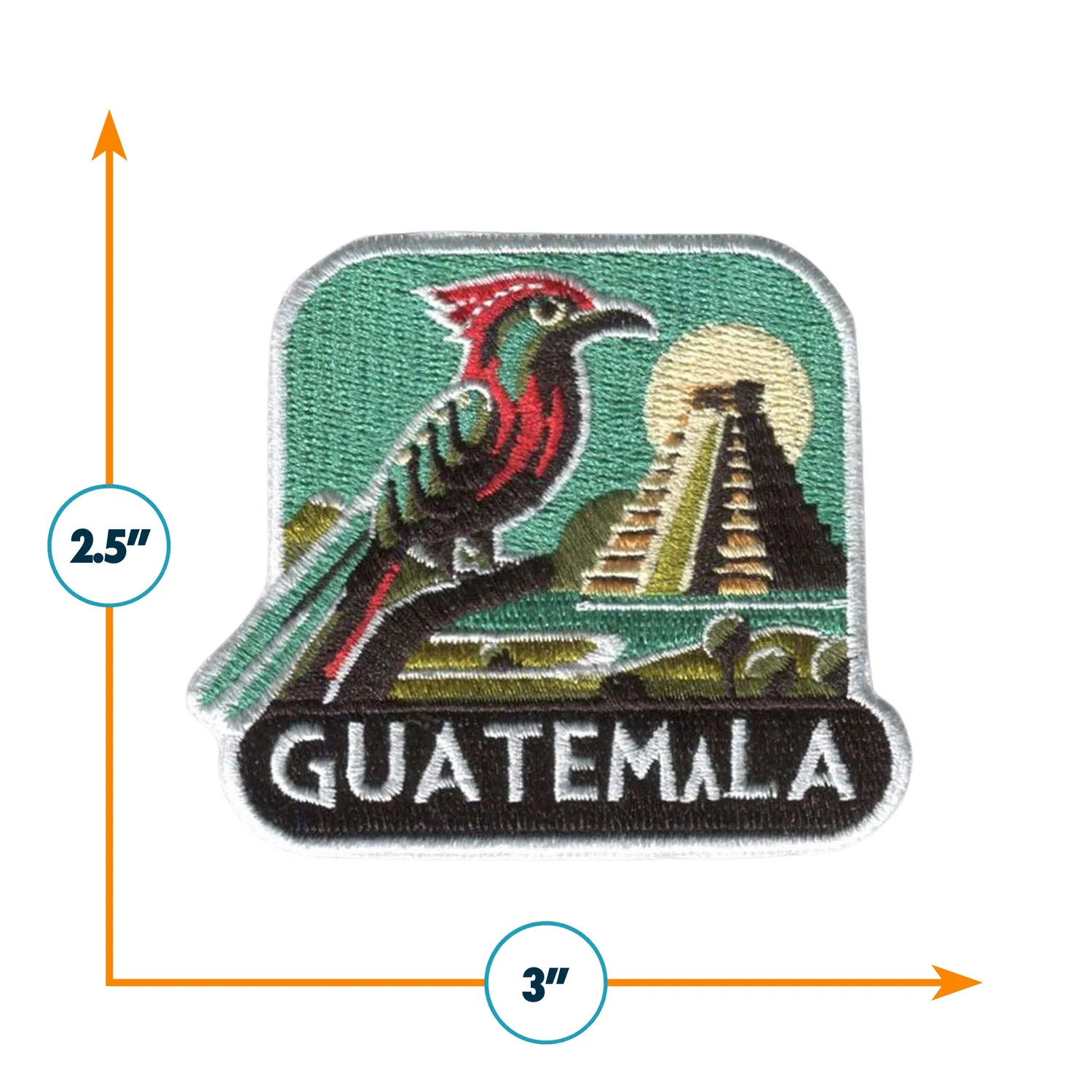 Vagabond Heart Guatemala strygemærke broderet