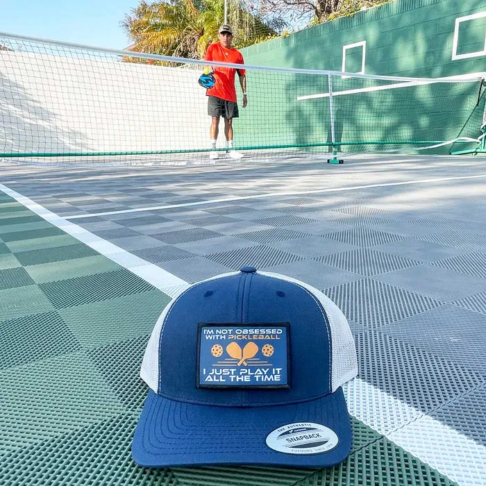 Pull Patch Not Obsessed Pickleball patch velcro