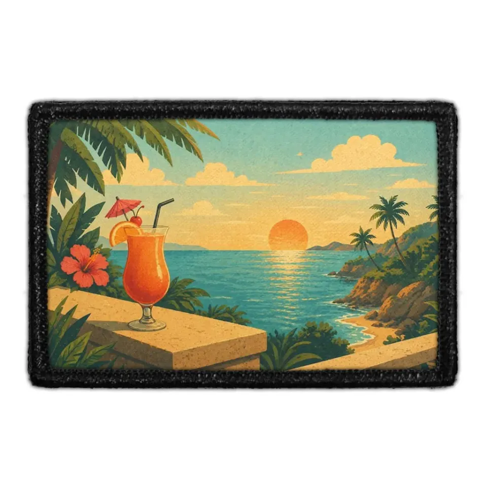 Pull Patch Vacation Juice patch med velcro 3x2 travel