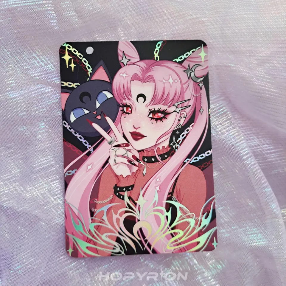 Hopyrion Black Lady mini print A7 holografisk