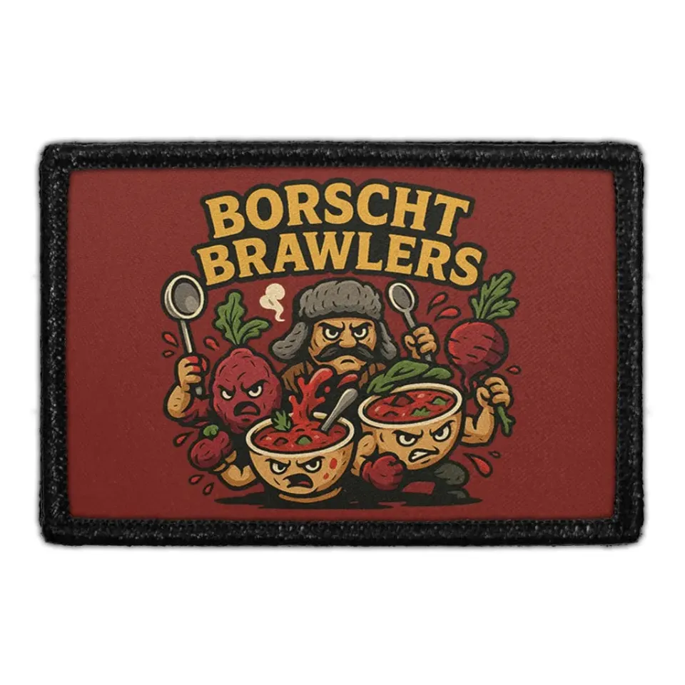 Pull Patch Borscht Brawlers patch 7,6x5 cm velcro