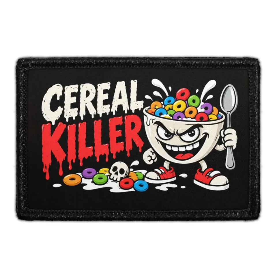 Pull Patch Cereal Killer patch med velcro halloween