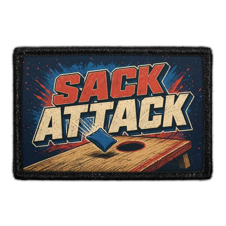 Pull Patch Sack Attack patch 76x51 mm velcro