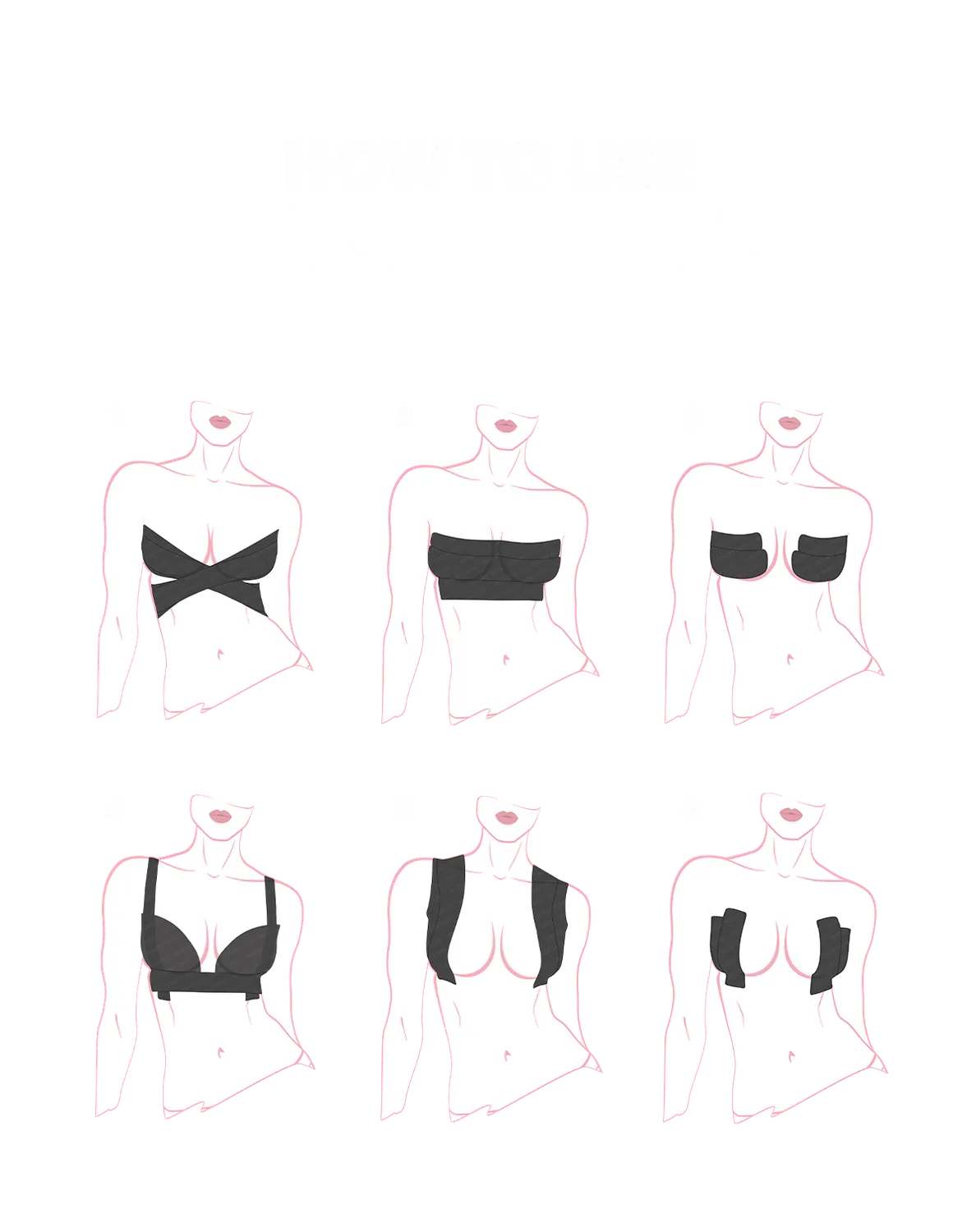 Booby Tape Brown brysttape brun rulle løft uden bh