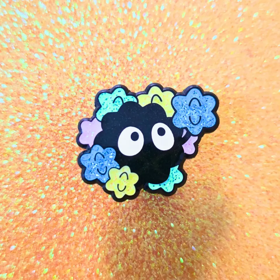 Appleminte Soot Sprite emaljepin rosaguld mini