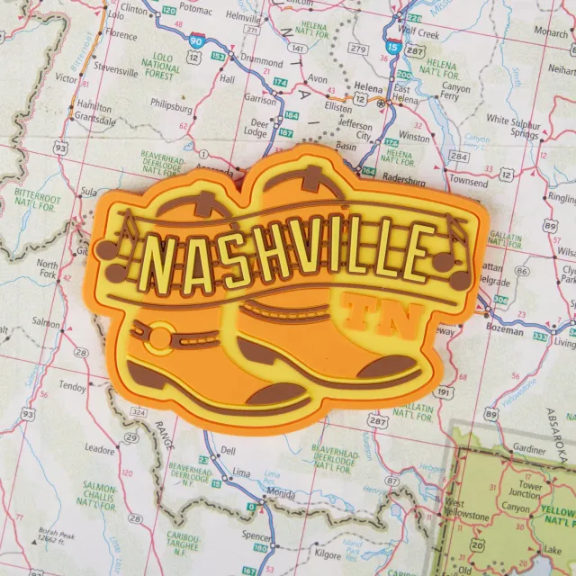 Vagabond Heart Nashville køleskabsmagnet PVC 3"