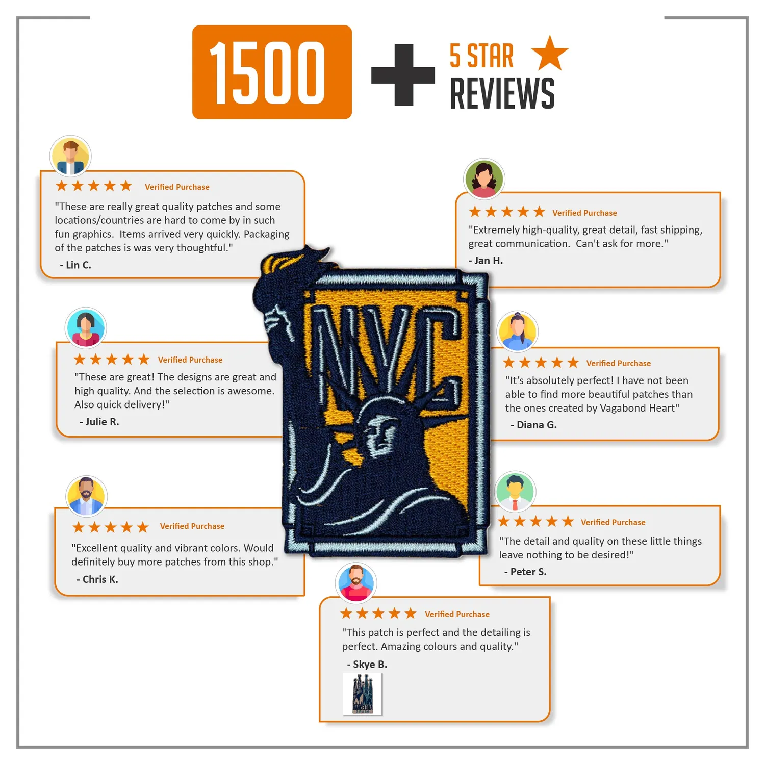 Vagabond Heart Tokyo Japan strygemærke helligdom broderet