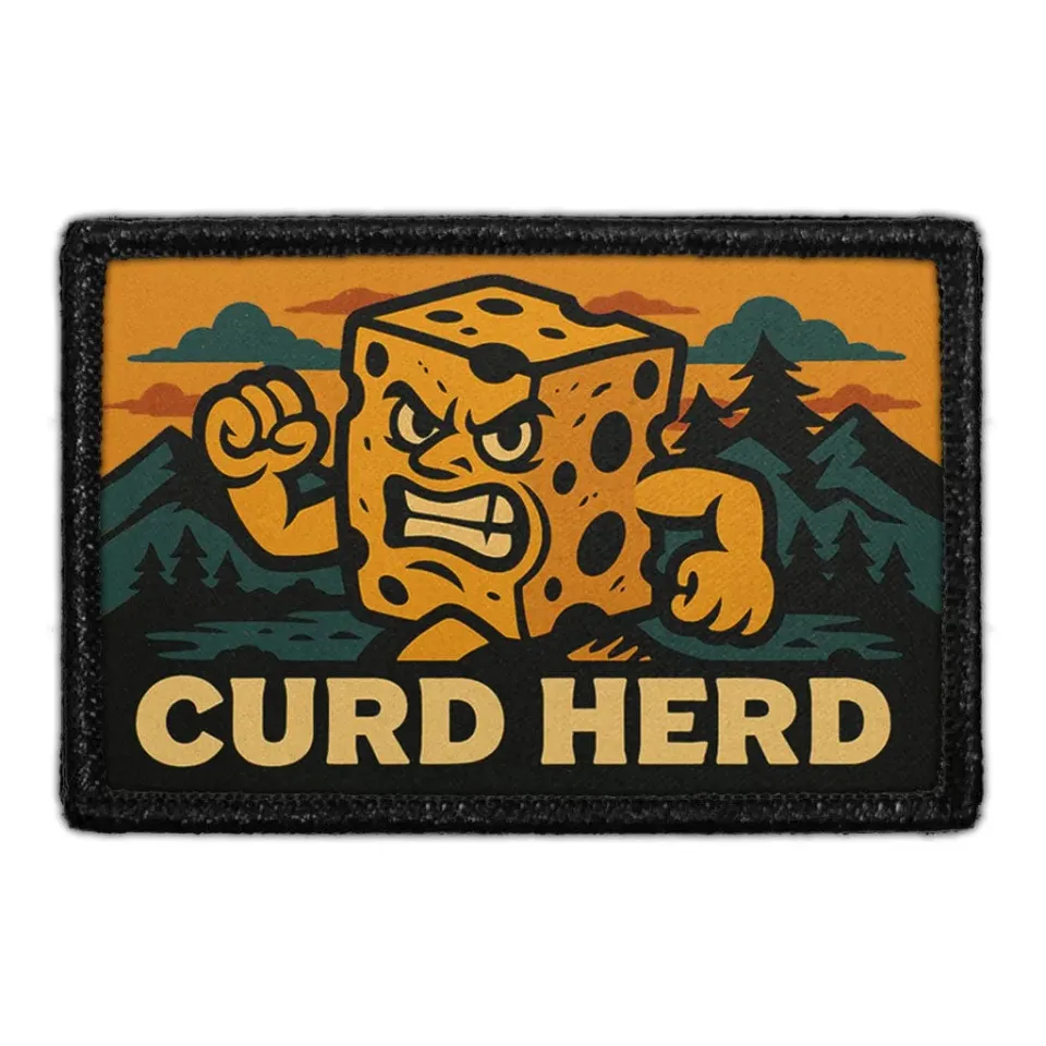 Pull Patch Curd Herd patch 1 stk med velcro