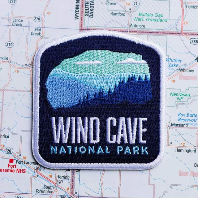 Vagabond Heart Wind Cave National Park patch 70x70 mm