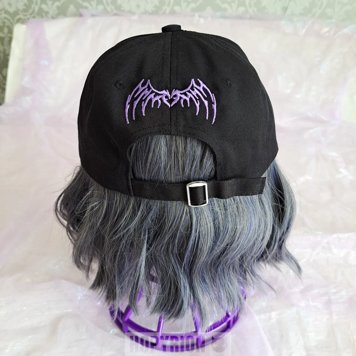 Hopyrion Devil kasket blå broderi unisex