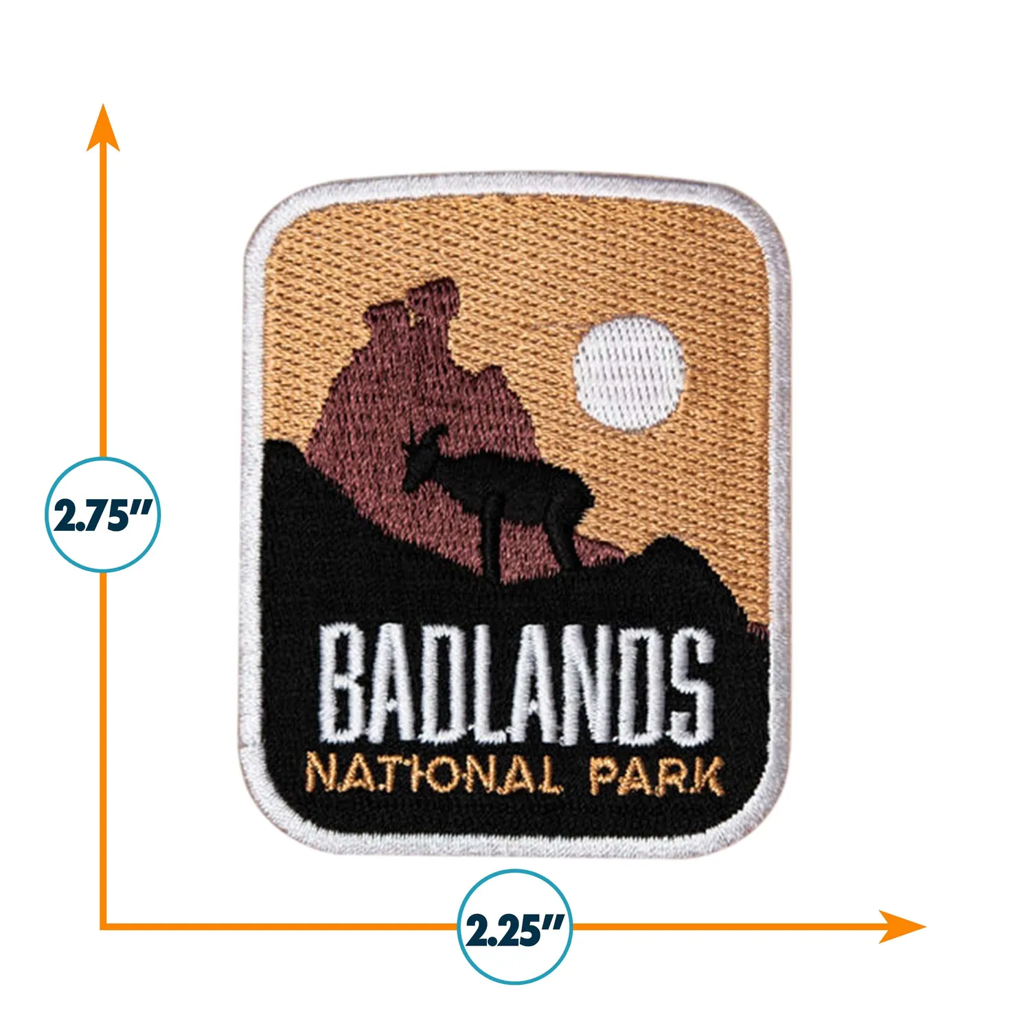 Vagabond Heart Badlands National Park strygemærke 70 mm