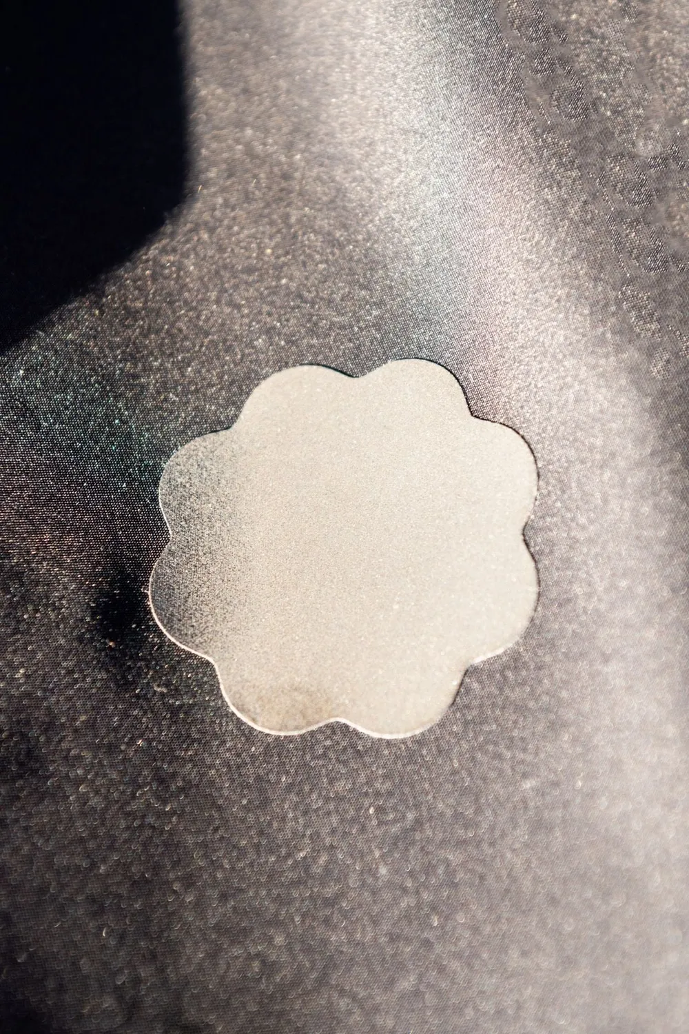 FabPatch Reflective Black Cookies strygelapper 3 stk refleks