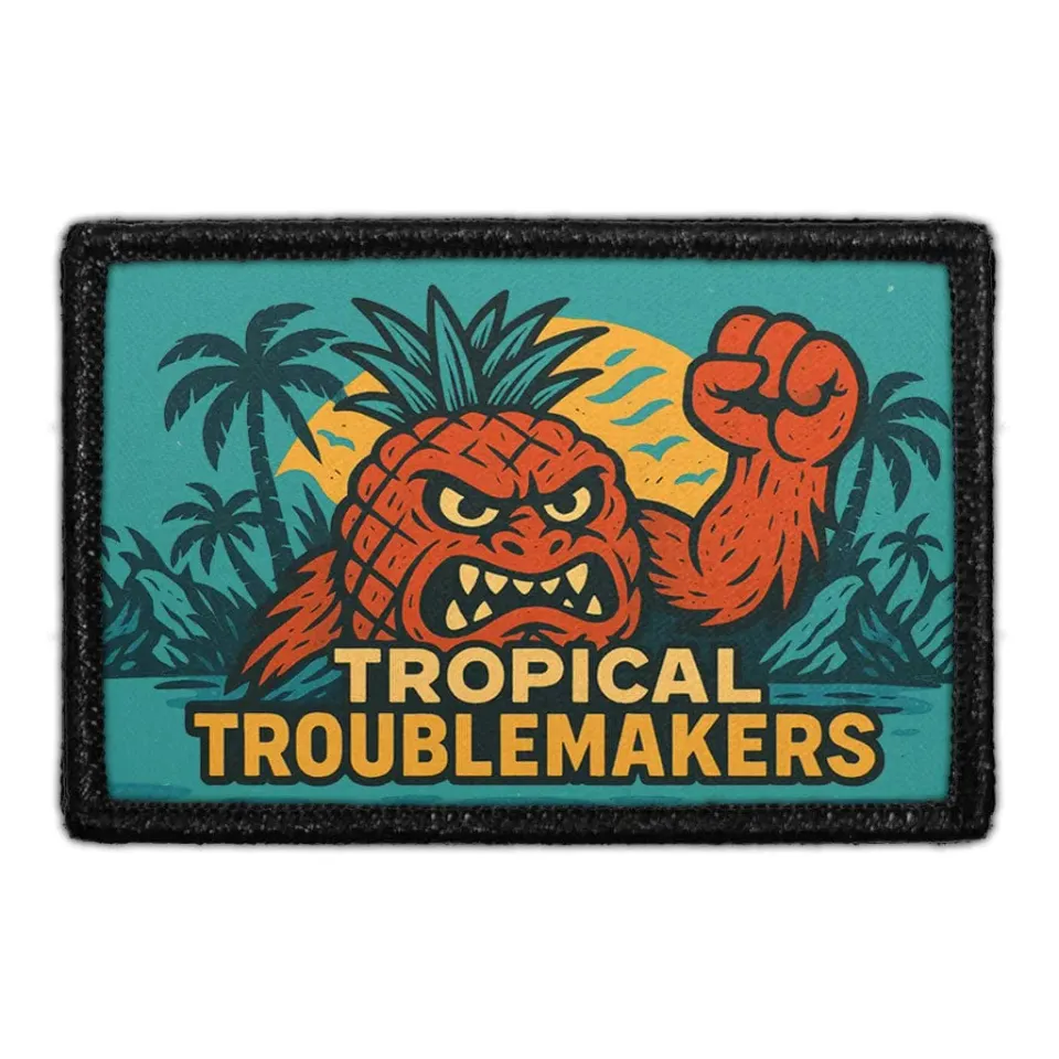 Pull Patch Tropical Troublemakers patch 76x51 mm tropisk