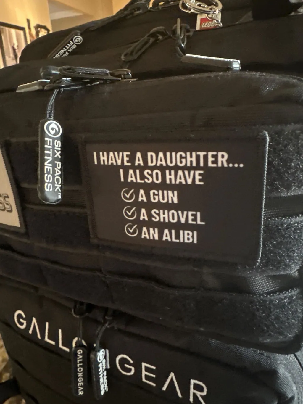 Pull Patch Dad 100% Essential patch med velcro
